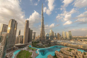 FIRST CLASS 3BR with full BURJ KHALIFA and FOUNTAIN VIEW